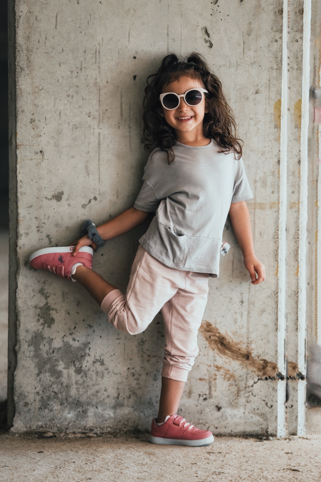Womenswear fashion photograph before retouching